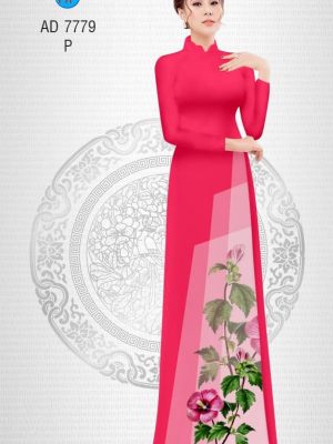 Vải áo dài Hoa Dâm Bụt kiểu mới AD 7779 37 1569401903 512 Vai ao dai Hoa Dam But kieu moi AD 7779