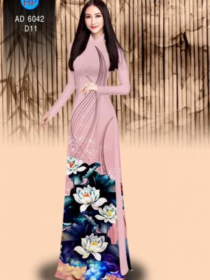 Vải áo dài hoa Sen thiết kế 2019 AD 6042 24 1569402586 509 Vai ao dai hoa Sen thiet ke 2019 AD 6042