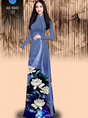 Vải áo dài hoa Sen thiết kế 2019 AD 6042 36 1569402587 907 Vai ao dai hoa Sen thiet ke 2019 AD 6042