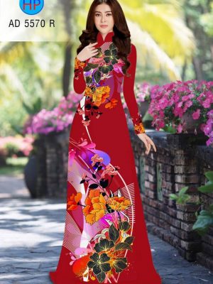 Vải áo dài hoa in 3D mới ra AD 5570 25 1569487976 875 Vai ao dai hoa in 3D moi ra AD 5570