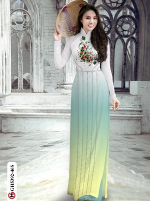 Vải áo dài hoa và bi sọc kiểu mới AD GH5392 25 1569488130 68 Vai ao dai hoa va bi soc kieu moi AD