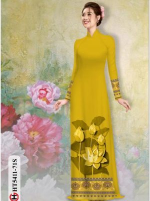 Vải áo dài hoa sen AD kiểu mới AD 18 1569842405 771 Vai ao dai hoa sen AD kieu moi AD