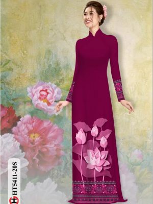 Vải áo dài hoa sen AD kiểu mới AD 27 1569842405 846 Vai ao dai hoa sen AD kieu moi AD