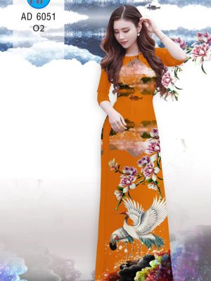 Vải áo dài Sếu và Hoa thiết kế 2019 AD 6051 21 1569842881 213 Vai ao dai Seu va Hoa thiet ke 2019 AD