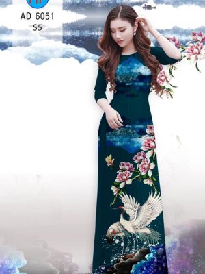 Vải áo dài Sếu và Hoa thiết kế 2019 AD 6051 22 1569842881 257 Vai ao dai Seu va Hoa thiet ke 2019 AD
