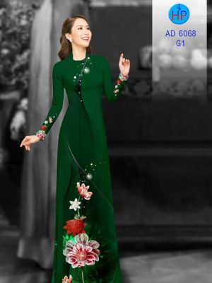 Vải áo dài Hoa in 3D kiểu mới AD 6068 23 1569843008 211 Vai ao dai Hoa in 3D kieu moi AD 6068