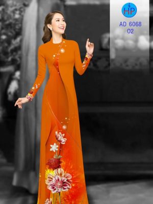 Vải áo dài Hoa in 3D kiểu mới AD 6068 22 1569843008 345 Vai ao dai Hoa in 3D kieu moi AD 6068