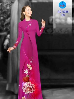 Vải áo dài Hoa in 3D kiểu mới AD 6068 27 1569843008 600 Vai ao dai Hoa in 3D kieu moi AD 6068