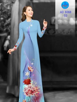 Vải áo dài Hoa in 3D kiểu mới AD 6068 30 1569843008 842 Vai ao dai Hoa in 3D kieu moi AD 6068
