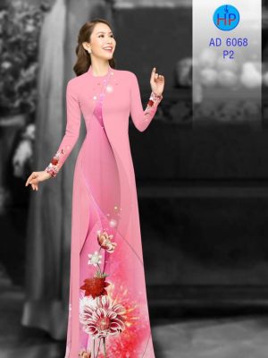 Vải áo dài Hoa in 3D kiểu mới AD 6068 21 1569843008 849 Vai ao dai Hoa in 3D kieu moi AD 6068
