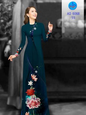 Vải áo dài Hoa in 3D kiểu mới AD 6068 29 1569843008 925 Vai ao dai Hoa in 3D kieu moi AD 6068