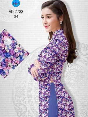 Vải áo dài Hoa nhí kiểu mới AD 7788 28 1569843484 228 Vai ao dai Hoa nhi kieu moi AD 7788