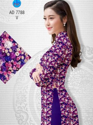 Vải áo dài Hoa nhí kiểu mới AD 7788 33 1569843484 855 Vai ao dai Hoa nhi kieu moi AD 7788