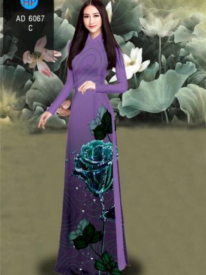 Vải áo dài Hoa hồng kiểu mới AD 6067 24 1569844936 394 Vai ao dai Hoa hong kieu moi AD 6067