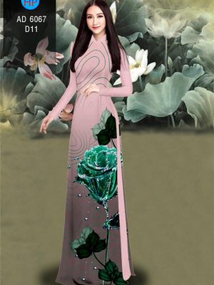 Vải áo dài Hoa hồng kiểu mới AD 6067 33 1569844937 30 Vai ao dai Hoa hong kieu moi AD 6067