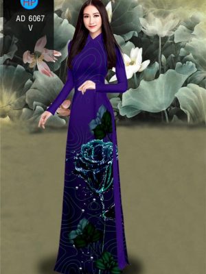Vải áo dài Hoa hồng kiểu mới AD 6067 28 1569844937 855 Vai ao dai Hoa hong kieu moi AD 6067