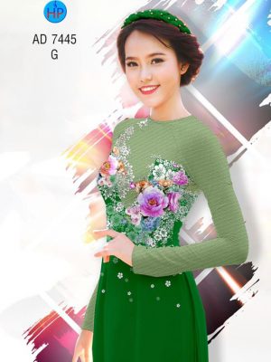 Vải áo dài Hoa in 3D mới ra AD 7445 22 1569845278 435 Vai ao dai Hoa in 3D moi ra AD 7445