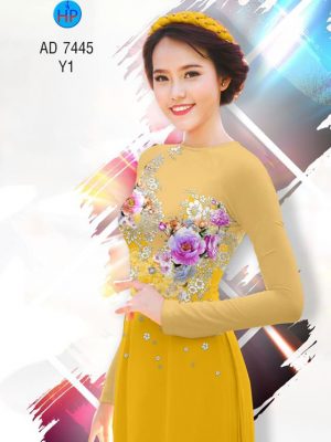 Vải áo dài Hoa in 3D mới ra AD 7445 35 1569845278 617 Vai ao dai Hoa in 3D moi ra AD 7445