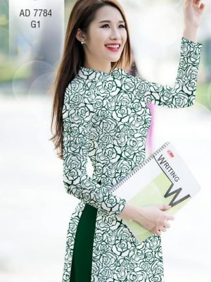 Vải áo dài hoa hồng đều thiết kế 2019 AD 7784 26 1569846124 648 Vai ao dai hoa hong deu thiet ke 2019 AD