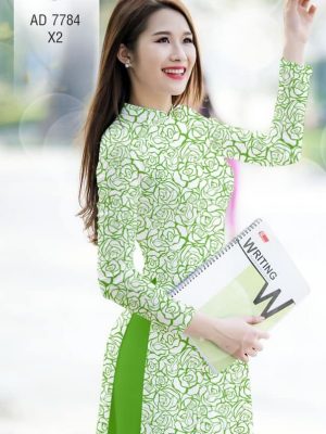 Vải áo dài hoa hồng đều thiết kế 2019 AD 7784 23 1569846124 871 Vai ao dai hoa hong deu thiet ke 2019 AD