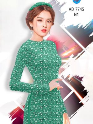 Vải áo dài Đá thiết kế 2019 AD 7745 20 Vai ao dai Da thiet ke 2019 AD 7745