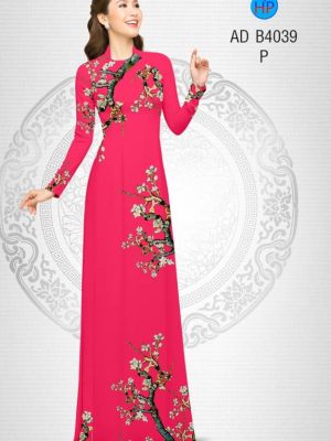 Vải áo dài Hoa Đào thiết kế 2019 AD B4039 20 Vai ao dai Hoa Dao thiet ke 2019 AD B4039