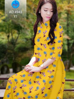 Vải áo dài Hoa đều mới ra AD 4943 20 Vai ao dai Hoa deu moi ra AD 4943