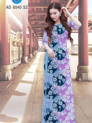 Vải áo dài Hoa đều thiết kế 2019 AD 6040 20 Vai ao dai Hoa deu thiet ke 2019 AD 6040