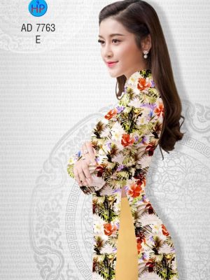 Vải áo dài Hoa đều thiết kế 2019 AD 7763 20 Vai ao dai Hoa deu thiet ke 2019 AD 7763