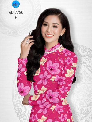 Vải áo dài Hoa đều thiết kế 2019 AD 7780 20 Vai ao dai Hoa deu thiet ke 2019 AD 7780