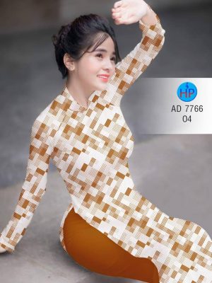 Vải áo dài Lập thể đều kiểu mới AD 7766 20 Vai ao dai Lap the deu kieu moi AD 7766