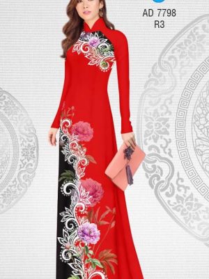 Vải áo dài Hoa in 3D thiết kế 2019 AD 7798 21 1569926502 459 Vai ao dai Hoa in 3D thiet ke 2019 AD