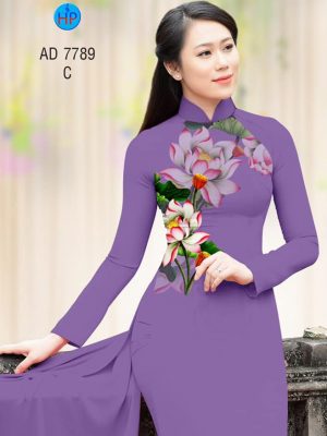 Vải áo dài hoa sen thiết kế 2019 AD 7789 6 1569929970 707 Vai ao dai hoa sen thiet ke 2019 AD 7789