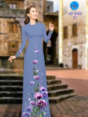 Vải áo dài Poppy tím thiết kế 2019 AD 6083 20 1570159367 600 Vai ao dai Poppy tim thiet ke 2019 AD 6083