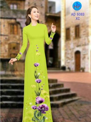 Vải áo dài Poppy tím thiết kế 2019 AD 6083 26 1570159367 608 Vai ao dai Poppy tim thiet ke 2019 AD 6083