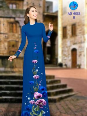 Vải áo dài Poppy tím thiết kế 2019 AD 6083 31 1570159368 910 Vai ao dai Poppy tim thiet ke 2019 AD 6083