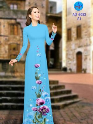 Vải áo dài Poppy tím thiết kế 2019 AD 6083 29 1570159368 959 Vai ao dai Poppy tim thiet ke 2019 AD 6083
