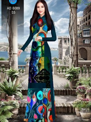Vải áo dài Lập thể kiểu mới AD 6089 26 1570159997 226 Vai ao dai Lap the kieu moi AD 6089