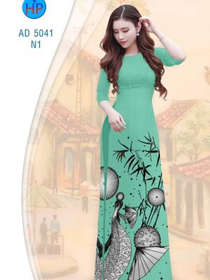 Vải áo dài Hoa in 3D kiểu mới AD 5041 26 1570161264 233 Vai ao dai Hoa in 3D kieu moi AD 5041