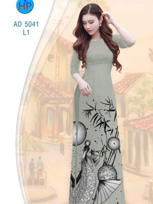 Vải áo dài Hoa in 3D kiểu mới AD 5041 33 1570161264 388 Vai ao dai Hoa in 3D kieu moi AD 5041