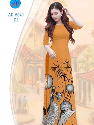Vải áo dài Hoa in 3D kiểu mới AD 5041 37 1570161264 547 Vai ao dai Hoa in 3D kieu moi AD 5041