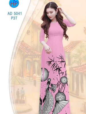 Vải áo dài Hoa in 3D kiểu mới AD 5041 31 1570161264 68 Vai ao dai Hoa in 3D kieu moi AD 5041
