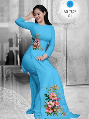 Vải áo dài Hoa in 3D kiểu mới AD 7807 33 1570239433 451 Vai ao dai Hoa in 3D kieu moi AD 7807