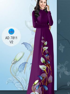 Vải áo dài Hoa Loa Kèn kiểu mới AD 7811 30 1570239813 501 Vai ao dai Hoa Loa Ken kieu moi AD 7811