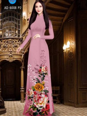 Vải áo dài Hoa hồng thiết kế 2019 AD 6008 22 1570519626 252 Vai ao dai Hoa hong thiet ke 2019 AD 6008