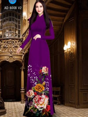 Vải áo dài Hoa hồng thiết kế 2019 AD 6008 24 1570519626 301 Vai ao dai Hoa hong thiet ke 2019 AD 6008