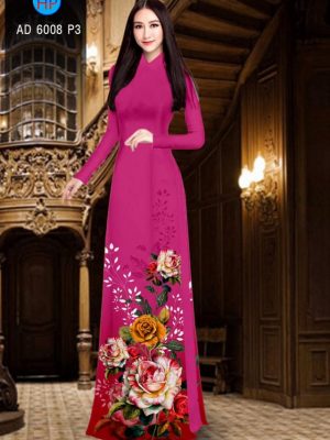 Vải áo dài Hoa hồng thiết kế 2019 AD 6008 21 1570519626 719 Vai ao dai Hoa hong thiet ke 2019 AD 6008