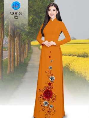 Vải áo dài Hoa hồng mới ra AD 6105 23 1570521240 184 Vai ao dai Hoa hong moi ra AD 6105