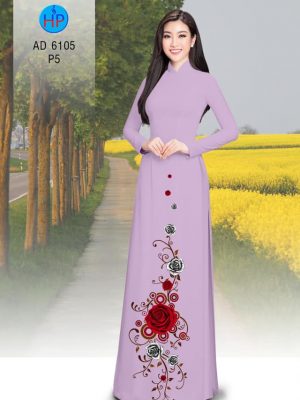 Vải áo dài Hoa hồng mới ra AD 6105 21 1570521240 6 Vai ao dai Hoa hong moi ra AD 6105