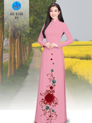 Vải áo dài Hoa hồng mới ra AD 6105 30 1570521241 307 Vai ao dai Hoa hong moi ra AD 6105